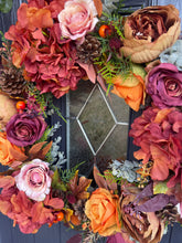 Load image into Gallery viewer, Autumn 1 Full Wreath and Garland Option