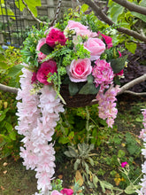 Load image into Gallery viewer, Pretty and Pink Hanging Basket
