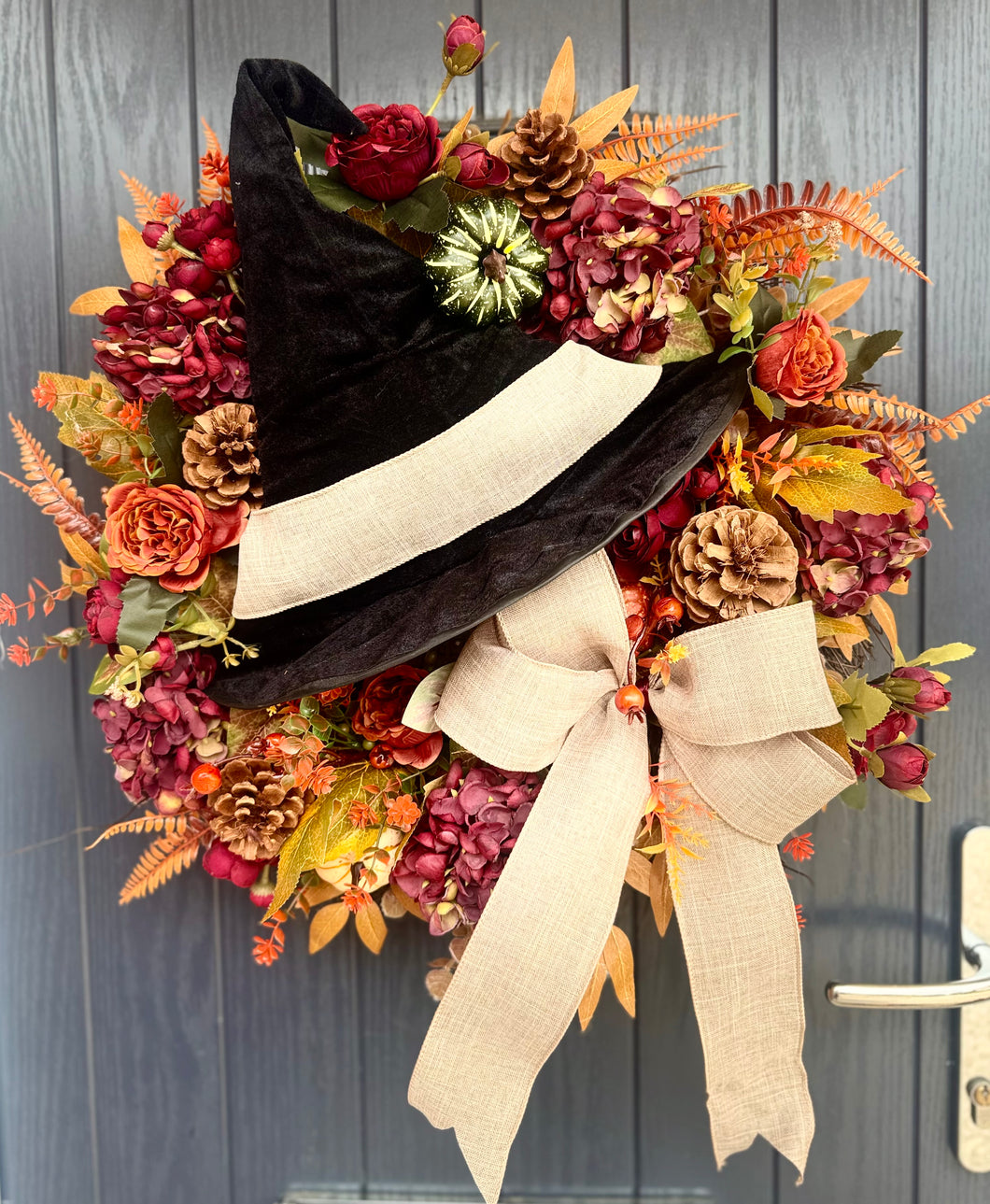 Witch Hat Autumn Wreath