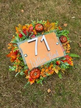 Load image into Gallery viewer, Personalised Wall Sign - Autumn Orange
