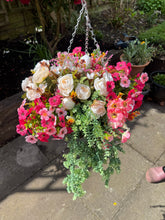Load image into Gallery viewer, Pink Mix Hanging Basket
