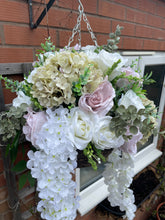Load image into Gallery viewer, Light Pink and Nude Hanging Basket
