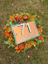 Load image into Gallery viewer, Personalised Wall Sign - Autumn Orange
