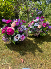 Load image into Gallery viewer, Purple Mix Artificial Grave Pot
