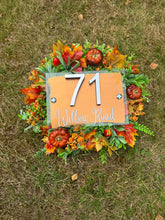 Load image into Gallery viewer, Personalised Wall Sign - Autumn Orange
