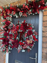 Load image into Gallery viewer, Burgundy and Red Christmas Collection - Items sold separately
