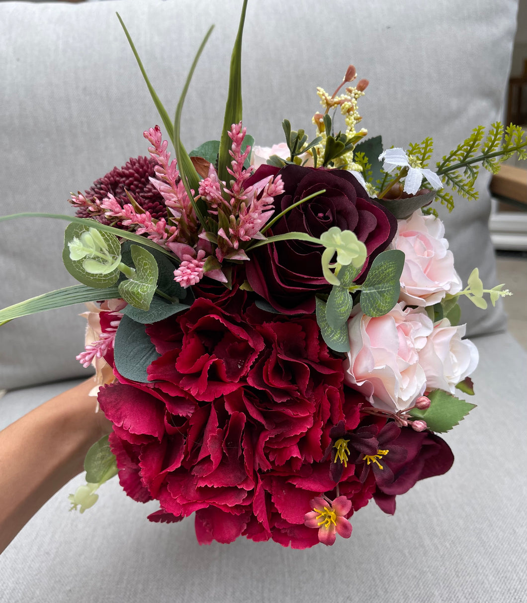 Burgundy Pink and Ivory Wedding Collection