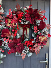 Load image into Gallery viewer, Burgundy and Red Christmas Collection - Items sold separately
