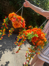 Load image into Gallery viewer, Orange Hanging Basket
