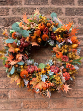 Load image into Gallery viewer, 50cm Pumpkin Spice Wreath
