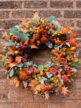 Load image into Gallery viewer, 50cm Pumpkin Spice Wreath
