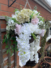 Load image into Gallery viewer, Light Pink and Nude Hanging Basket
