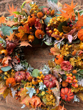Load image into Gallery viewer, 50cm Pumpkin Spice Wreath
