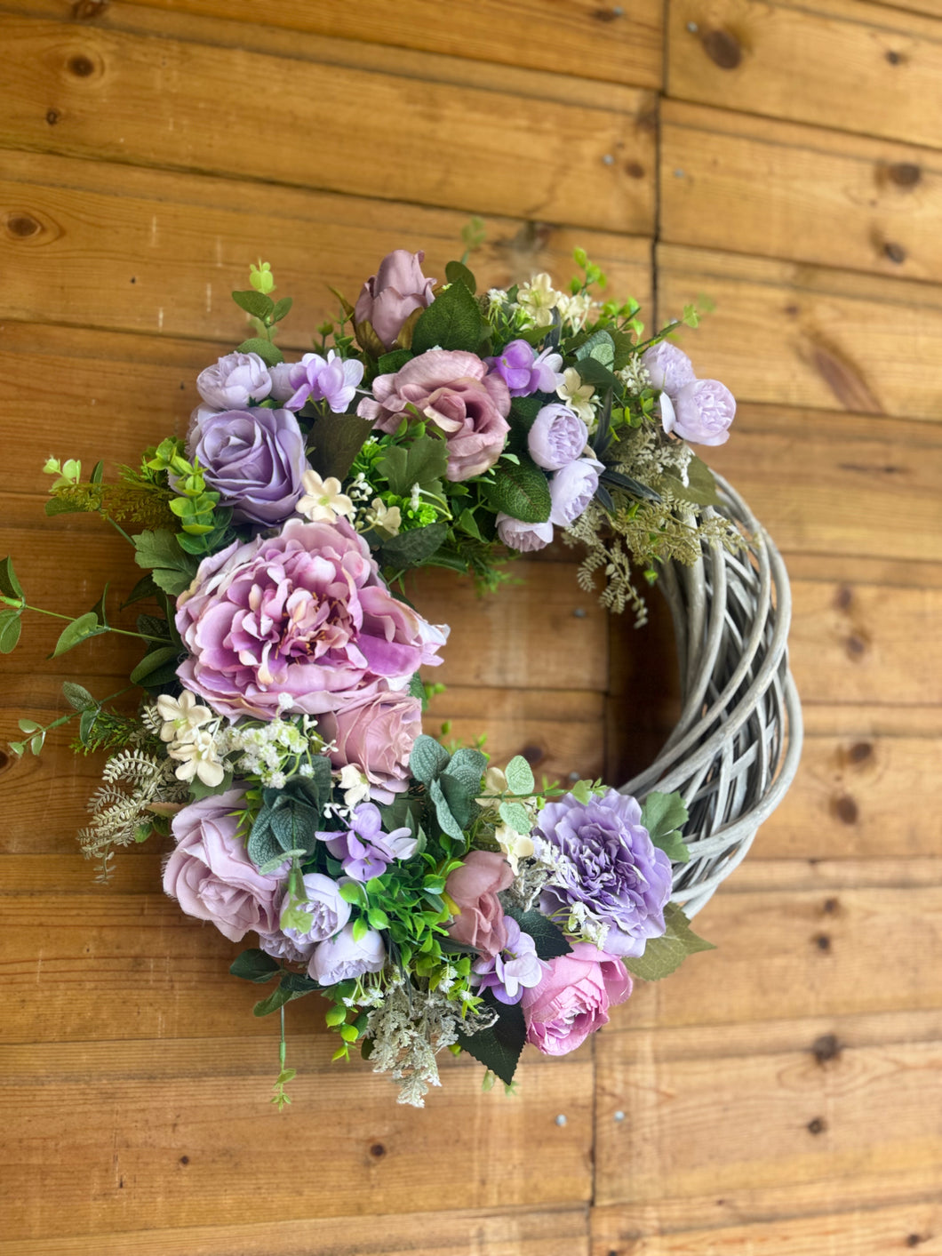 Purple and Lilac Wreath