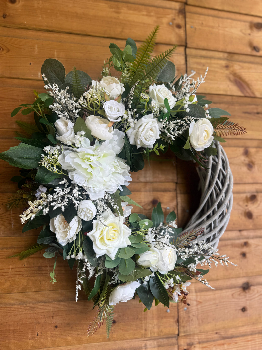 White and Ivory Wreath