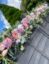 Load image into Gallery viewer, Peach, Pink, Purple and Ivory Luxury Garland
